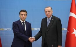 Cumhurbaşkanı Erdoğan, Fransa Cumhurbaşkanı Macron ile görüştü